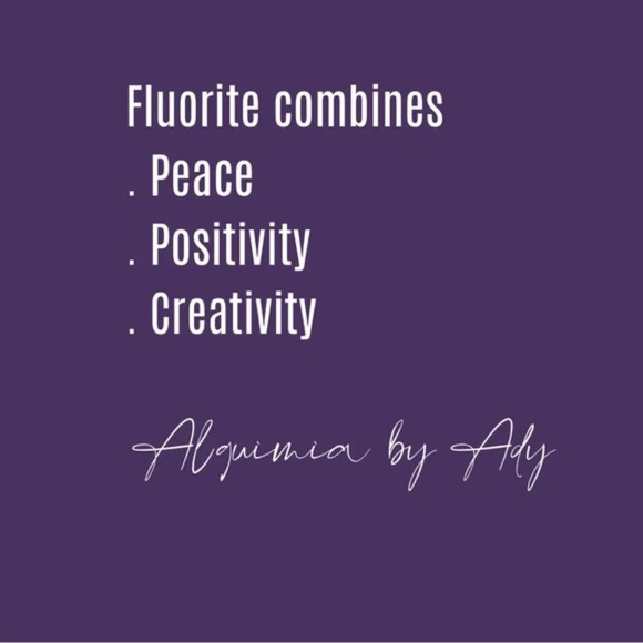 14” chunky silver Fluorite butterfly multi charms oversized statement - Picture 6 of 9